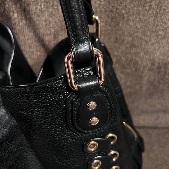 Coach Black Pebble Shoulder Bag - Picture 7 of 12